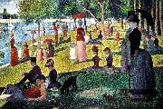 Georges Seurat Sunday Afternoon on the Island of La Grande Jatte, oil on canvas